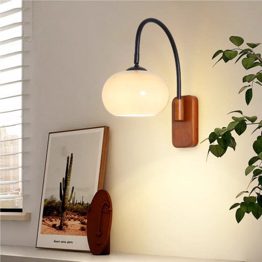 Applique Murale Bauhaus Persimmon – Design Moderne & Éclairage Orientable