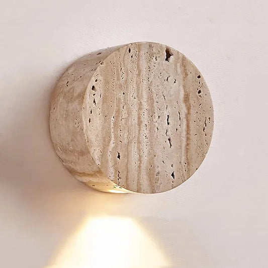 Applique murale style Wabi-Sabi en pierre naturelle – Design japonais raffiné